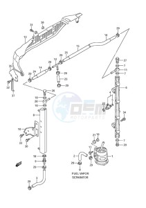 DF 150 drawing Fuel Injector