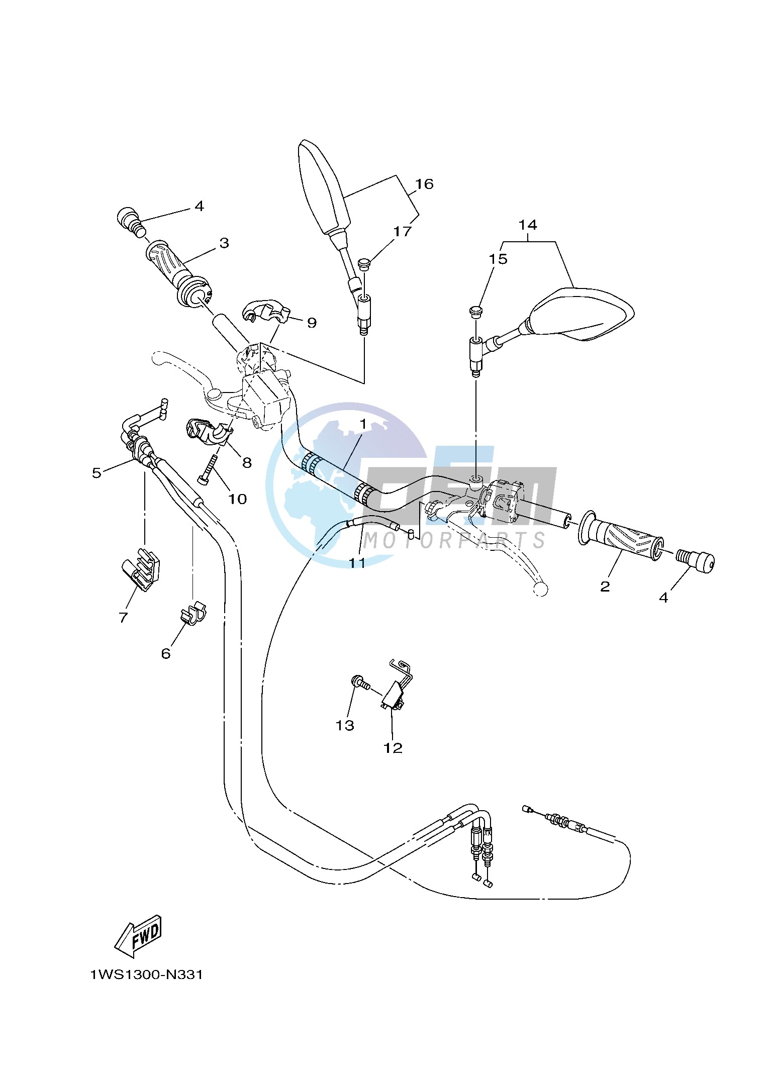 STEERING HANDLE & CABLE