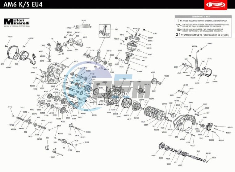 ENGINE  AM6 KS EU-4