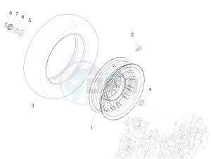 150 Sprint 4T 3V ie (EMEA) drawing Rear wheel