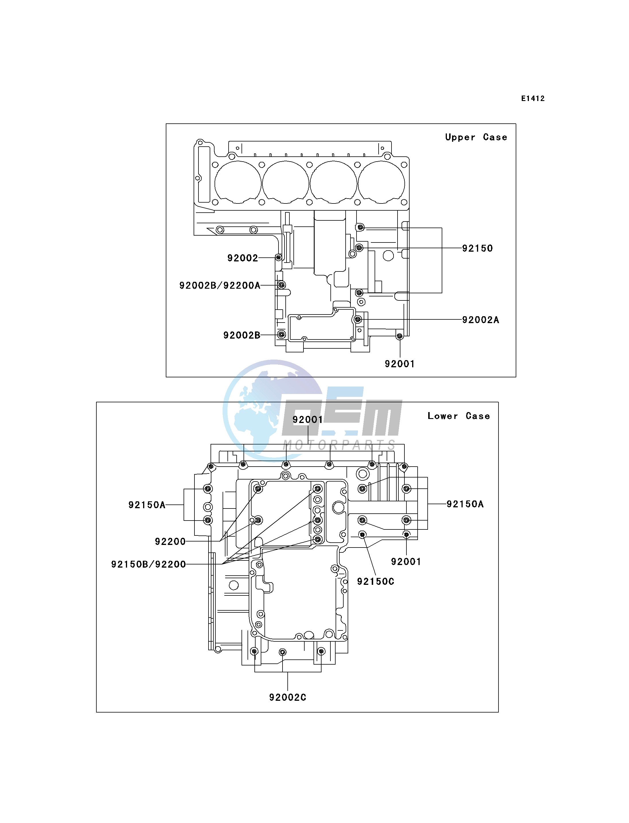 CRANKCASE BOLT PATTERN