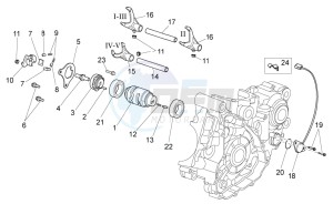 RXV-SXV 450-550 Pikes Peak drawing Gear box selector II