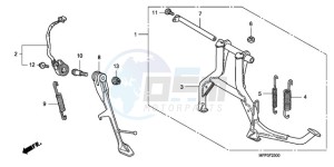 CB1300S9 Australia - (U / BCT MME TWO) drawing STAND