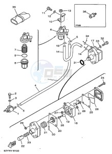 F50A drawing FUEL-TANK