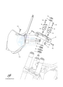 YZ250 (1SS9 1SSA 1SSB 1SSC 1SSC) drawing STEERING