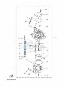 FT9-9GEPL drawing CARBURETOR