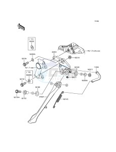 NINJA H2R ZX1000PGF EU drawing Stand(s)