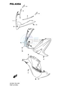 UH125 ABS BURGMAN EU drawing FRONT LEG SHIELD