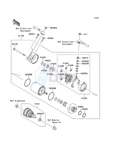 JET SKI ULTRA 300LX JT1500JCF EU drawing Starter Motor