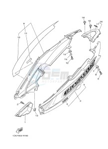 T110C (1DU8) drawing SIDE COVER