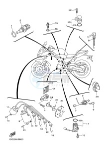 XJ6FA 600 DIVERSION F (ABS) (1DG7 1DG8) drawing ELECTRICAL 1