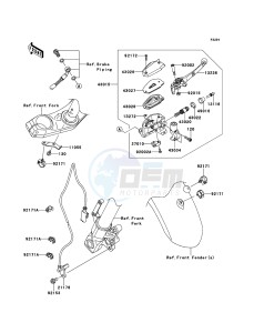 VERSYS_ABS KLE650DCF XX (EU ME A(FRICA) drawing Front Master Cylinder