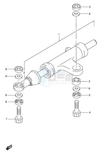 GSX-R1100W (E2) drawing STEERING DAMPER