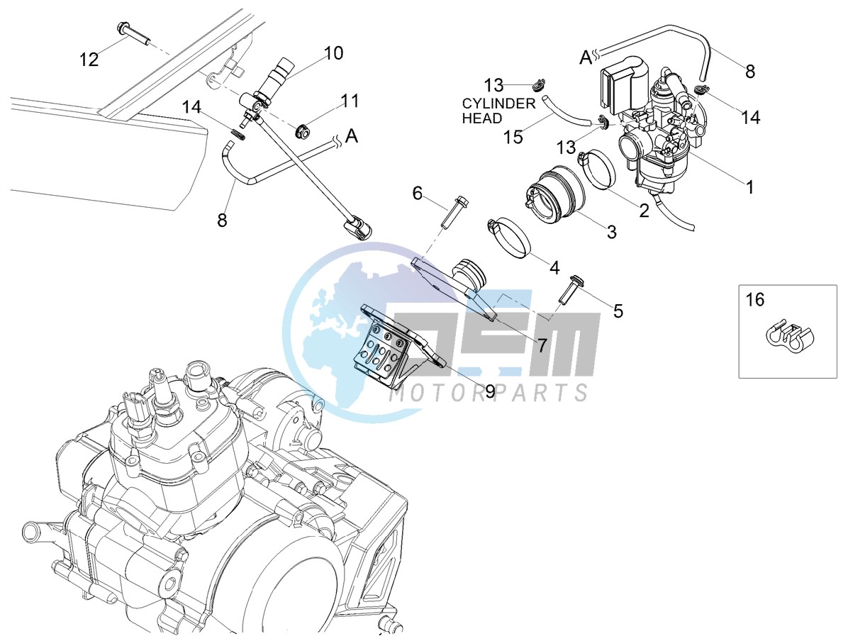 Carburettor  Inlet