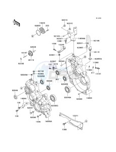 KAF 620 F MULE 3020 TURF (F1-F3) MULE 3020 TURF drawing GEAR BOX