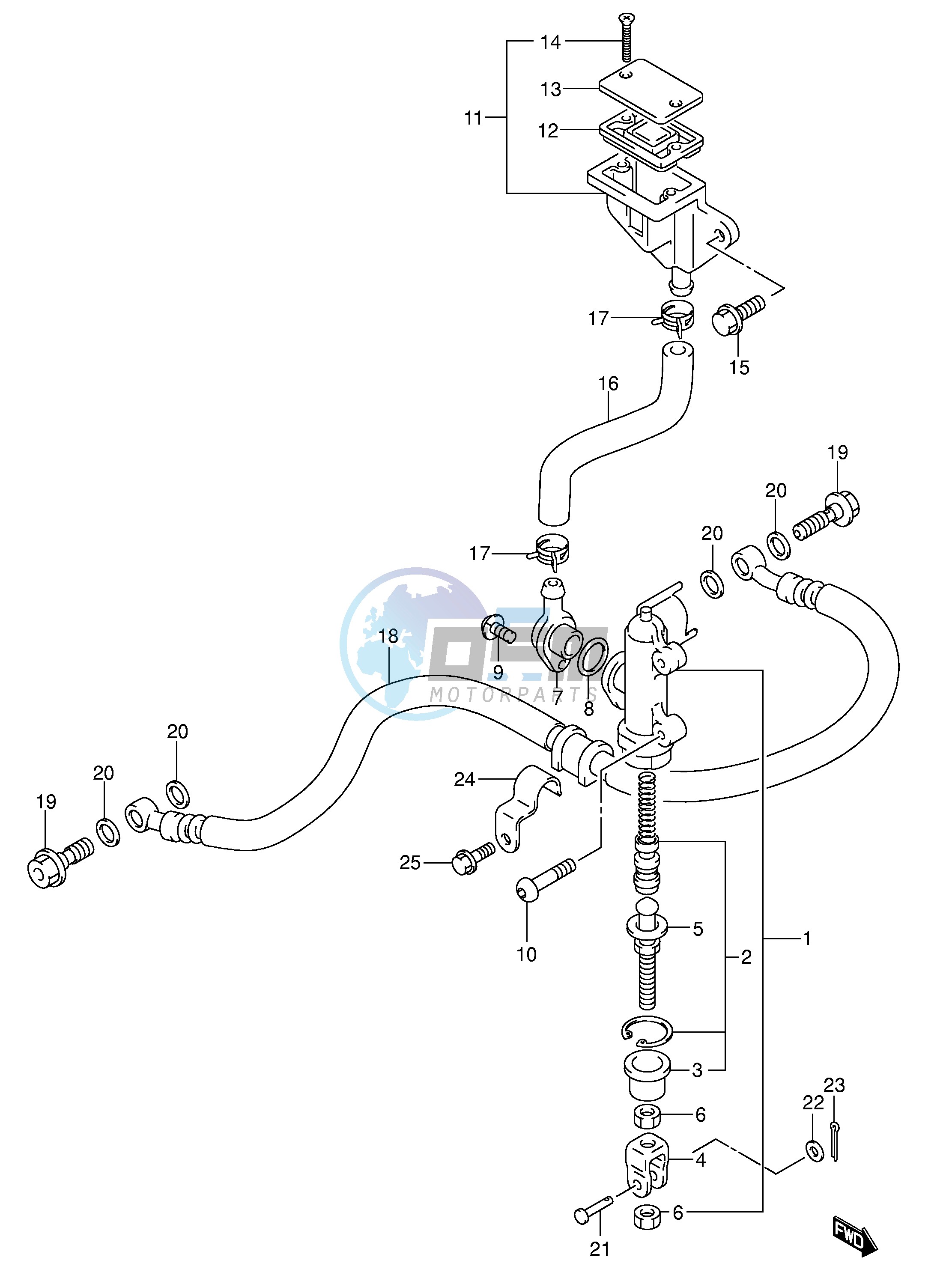 REAR MASTER CYLINDER