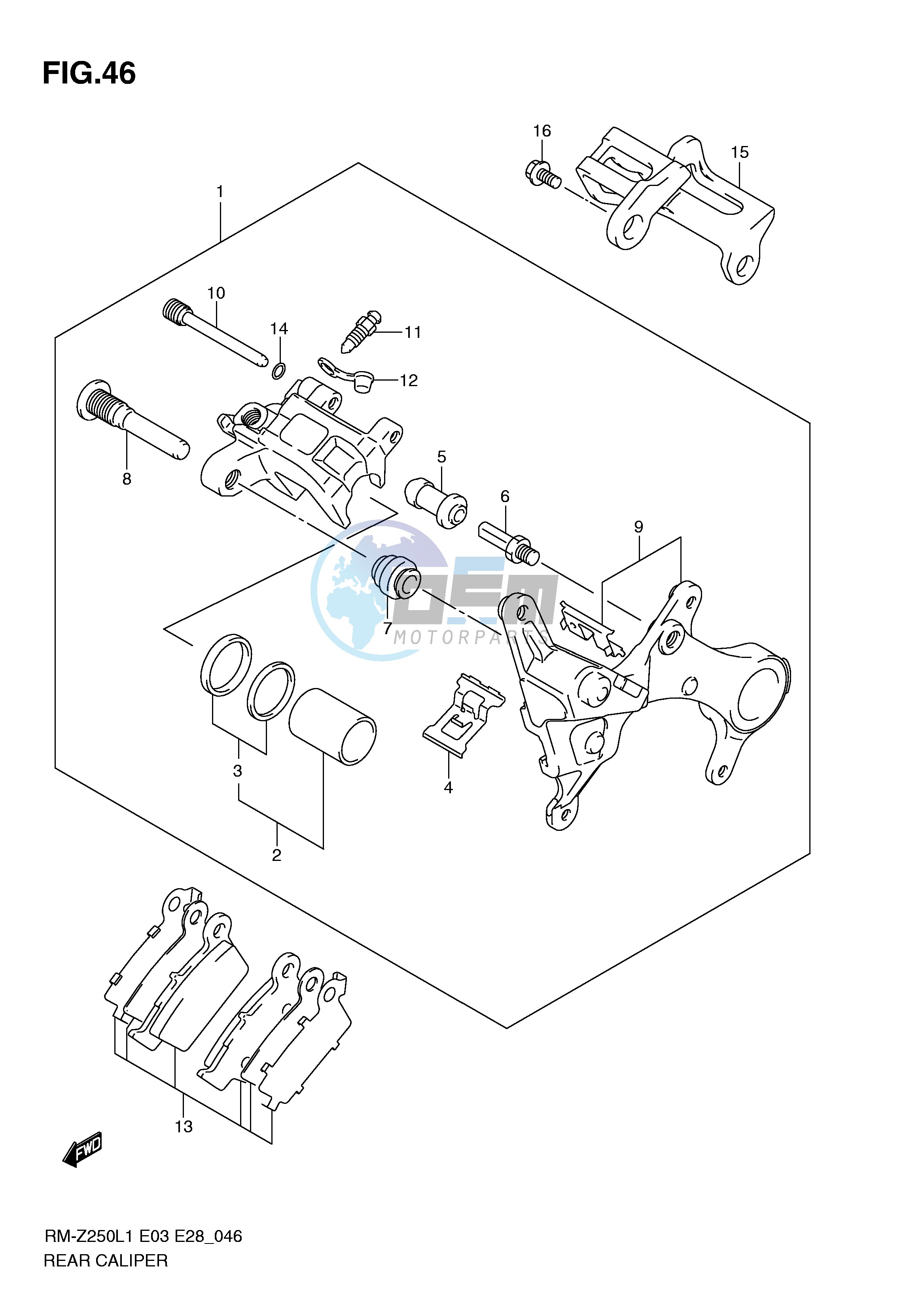 REAR CALIPER