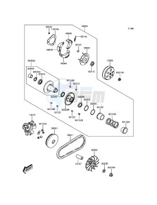 J125 ABS SC125CHF XX (EU ME A(FRICA) drawing Belt Converter