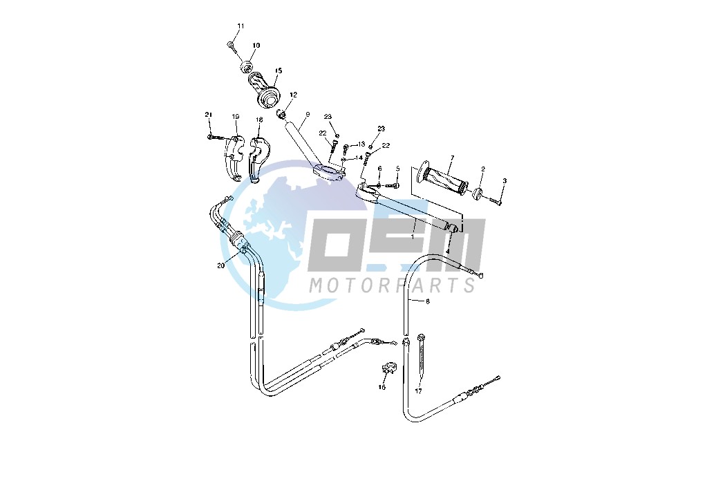 STEERING HANDLE - CABLE