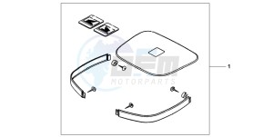 NES125 drawing TOP BOX PANEL KIT - NH-A13M