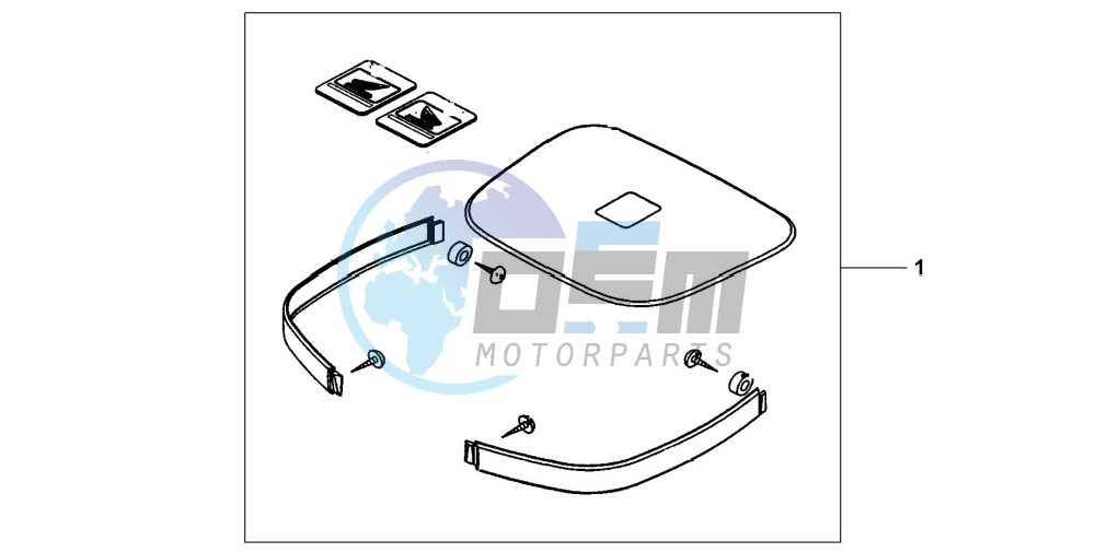 TOP BOX PANEL KIT - NH-A13M