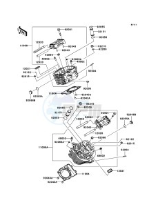 VN900_CUSTOM VN900CBF GB XX (EU ME A(FRICA) drawing Cylinder Head