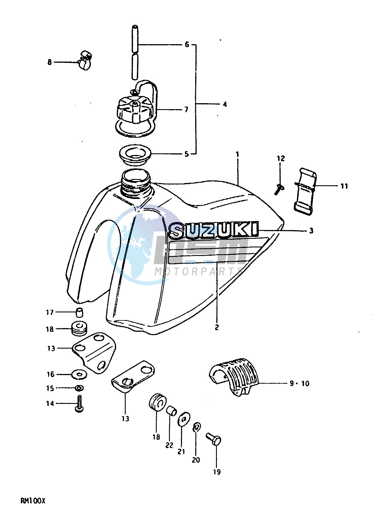 FUEL TANK (RM100X)