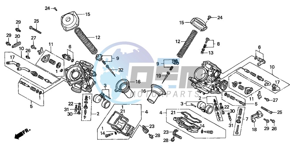 CARBURETOR (COMPONENT PARTS)