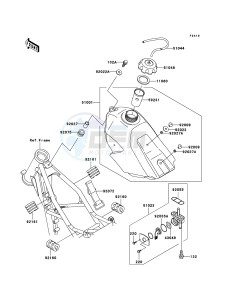 KX85 / KX85 II KX85-B5 EU drawing Fuel Tank