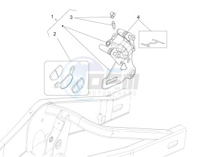 RS4 50 2T (CH, EU, JP) drawing Rear brake caliper