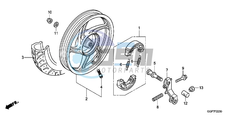 30 REAR WHEEL