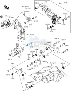 NINJA ZX-10R ZX1000SJFA XX (EU ME A(FRICA) drawing Suspension/Shock Absorber