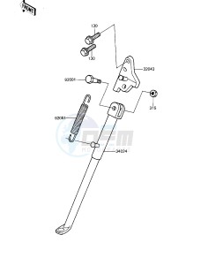 KX 250 D [KX250] (D1) [KX250] drawing STAND