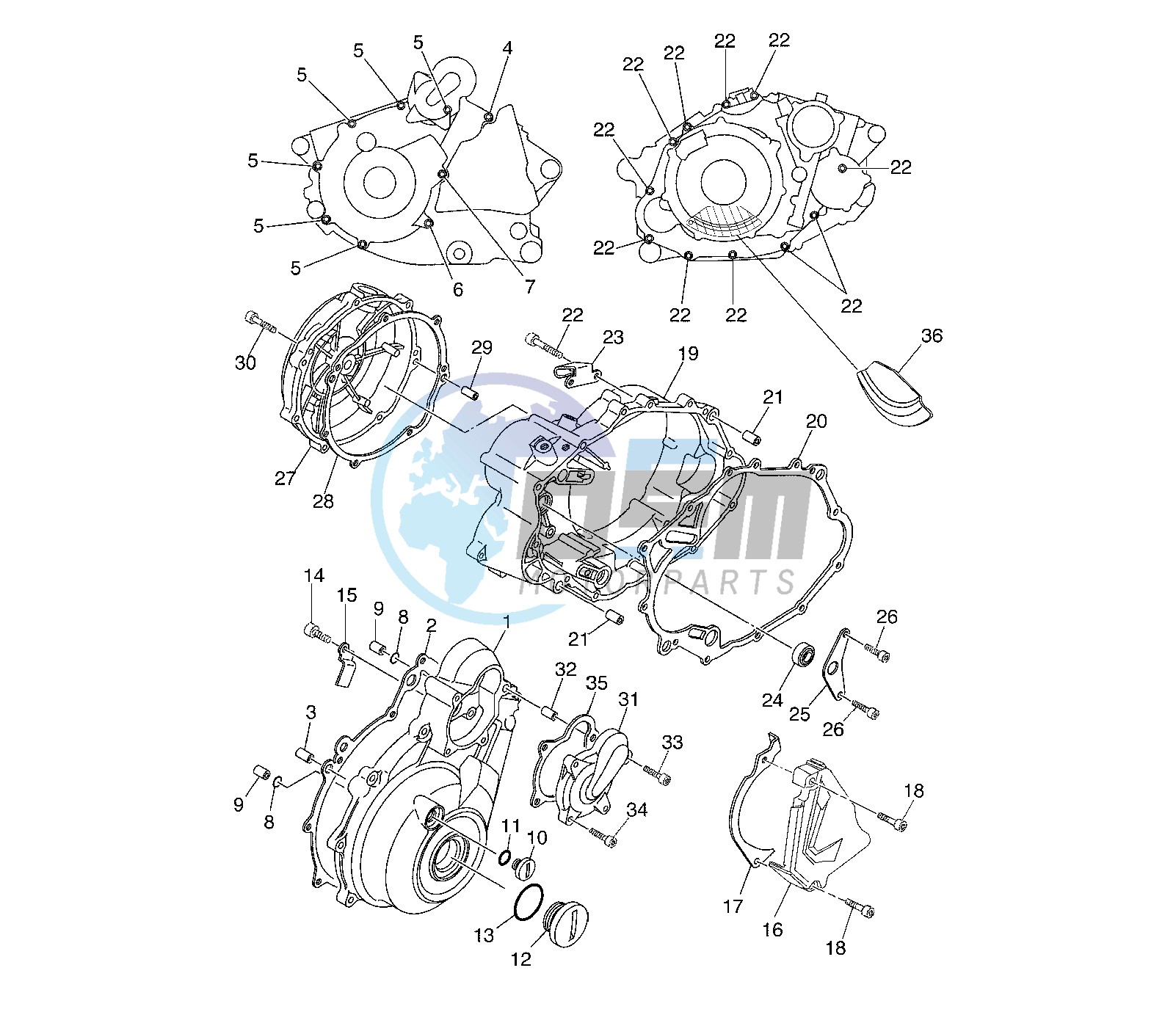 CRANKCASE COVER