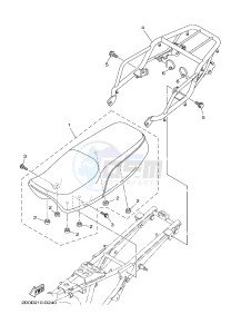 YB125 (2CS1) drawing SEAT