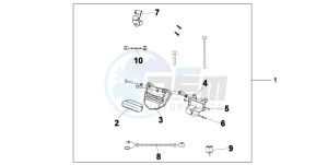 XL700VA drawing REAR FOG LIGHT