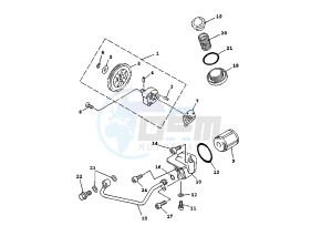 XC FLY ONE R 150 drawing OIL PUMP