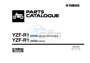 YZF-R1 YZF-R1M 998 R1 (2SG5 2SG6) drawing .1-Front-Page