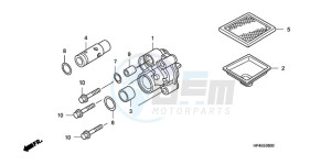 TRX420FEA Australia - (U / 2U 4WD) drawing OIL PUMP