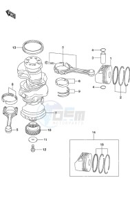 DF 225 drawing Crankshaft