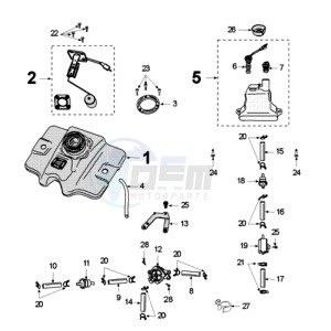 FIGHT 3 E drawing TANK AND FUEL PUMP PAILOLI