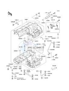 ZG 1000 A [CONCOURS] (A6F) A6F drawing CRANKCASE