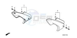 CBF600N9 UK - (E / MKH) drawing SIDE COVER