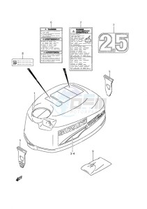 DF 2.5 drawing Engine Cover