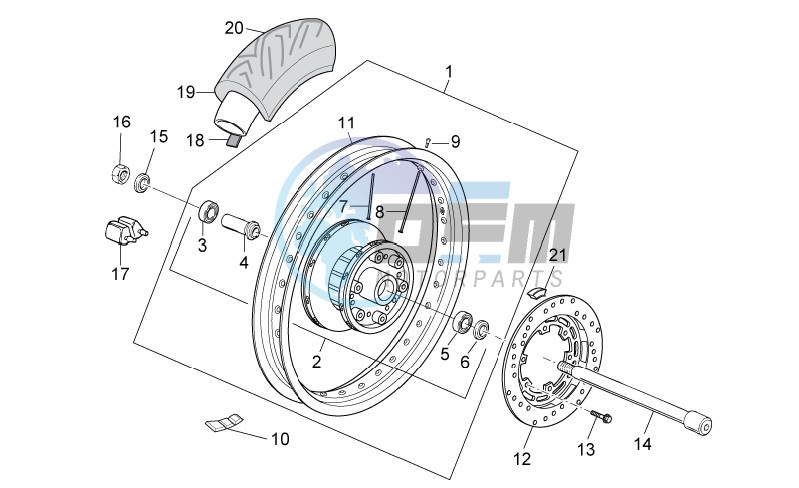 Rear wheel