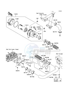 MULE 4010 TRANS 4x4 DIESEL KAF950GCF EU drawing Air Cleaner