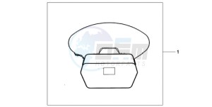 SH150D9 Europe Direct - (ED / KMH) drawing INNERBAG TOPBOX