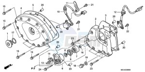 GL18009 NZ / AB NAV - (NZ / AB NAV) drawing FRONT COVER/TRANSMISSION COVER