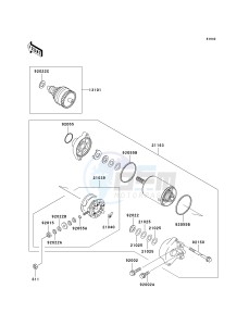 JT 900 C [900 STX] (C1-C2) [900 STX] drawing STARTER MOTOR