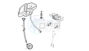 SENDA SM X-TREM - 50 CC EU2 drawing METER